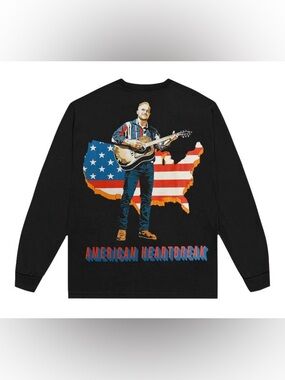 $90 Zach Bryan American Heartbreak Long Sleeve Tshirt M